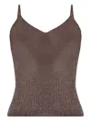 Ulla Johnson Marion Knit Tank Top In Brown