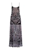 Ulla Johnson Marisol Geometric Silk-blend Gown In Multi