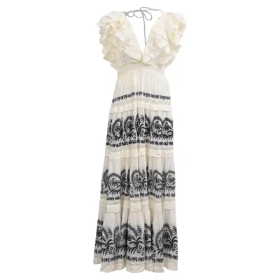 Ulla Johnson Marjorie Maxi Dress In White Cotton