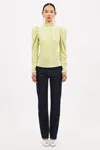 Ulla Johnson Marlene Blouse Pistachio 0 In Pistachio