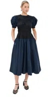 Ulla Johnson Marte Dress Twilight Colorblock In Twilight Colorblock
