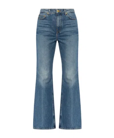 Ulla Johnson Martine High-rise Flared Jeans In Blue
