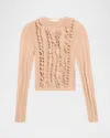 Ulla Johnson Maryel Knit Long-sleeve Cardigan In Multi