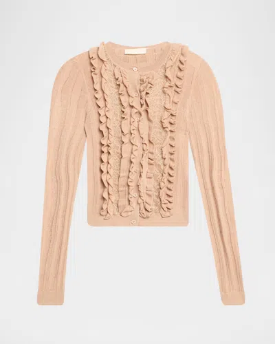 Ulla Johnson Maryel Knit Long-sleeve Cardigan In Multi