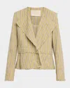 Ulla Johnson Matteo Stripe Jacket In Multi