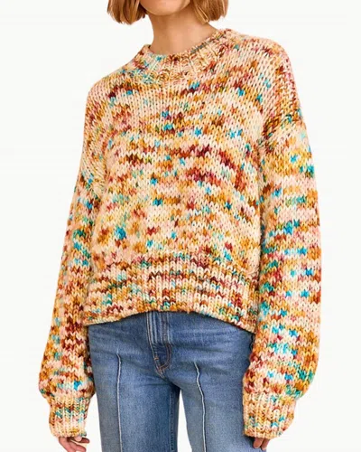Ulla Johnson Maude Multicolor Knit Pullover In Opal