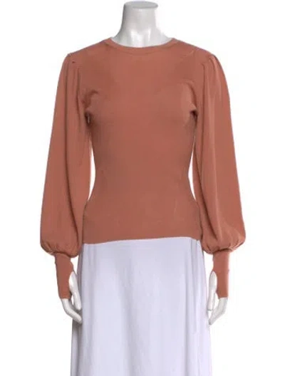 Pre-owned Ulla Johnson Merino Wool Bateau Neckline Sweater In Pink