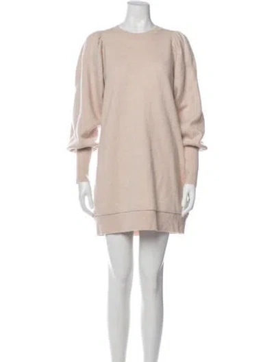 Pre-owned Ulla Johnson Merino Wool Mini Dress In Purple