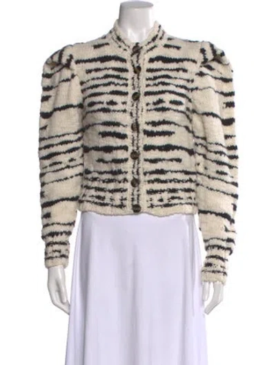 Pre-owned Ulla Johnson Merino Wool Striped Sweater