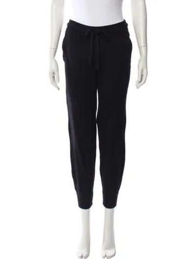 Pre-owned Ulla Johnson Merino Wool Sweatpants In Black
