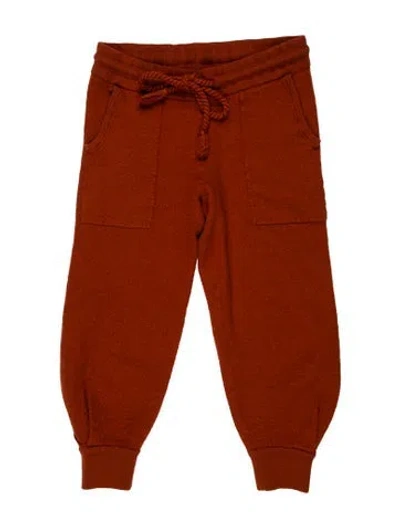 Pre-owned Ulla Johnson Merino Wool Sweatpants In Orange