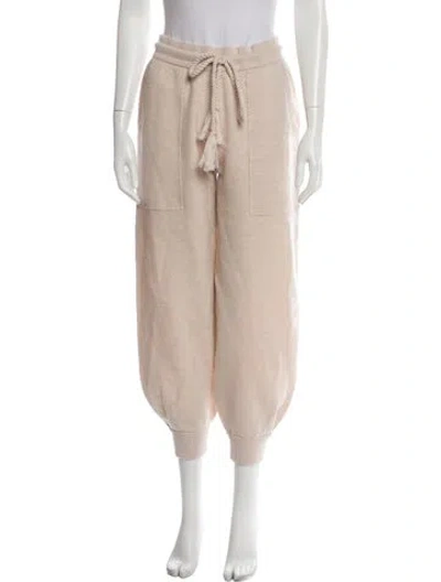 Pre-owned Ulla Johnson Merino Wool Sweatpants In Pink