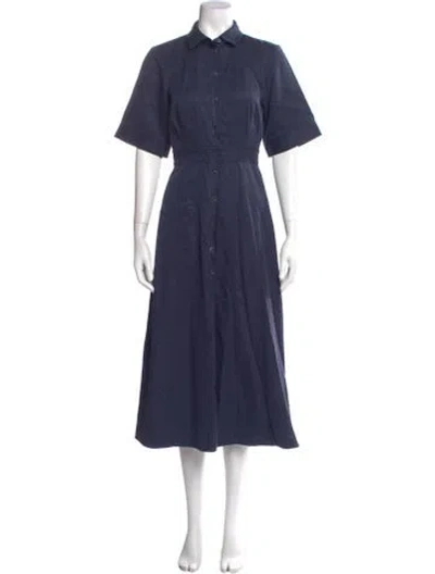Pre-owned Ulla Johnson Midi Length Dress In Blue