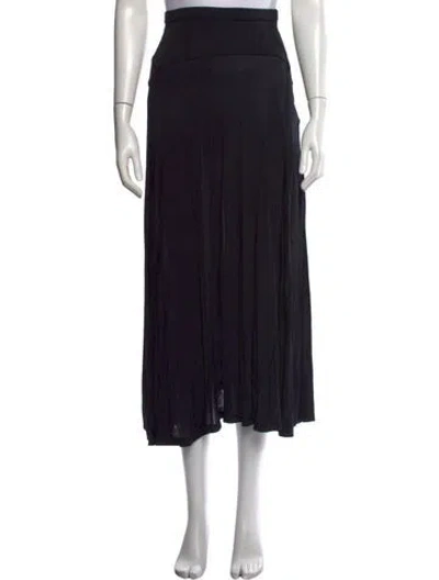 Pre-owned Ulla Johnson Midi Length Skirt In Black