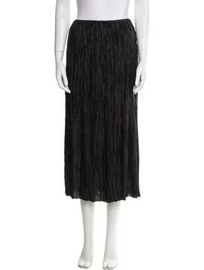 Pre-owned Ulla Johnson Midi Length Skirt In Black