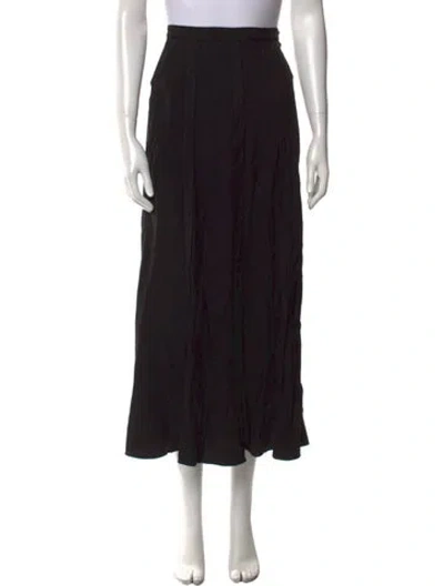 Pre-owned Ulla Johnson Midi Length Skirt In Black