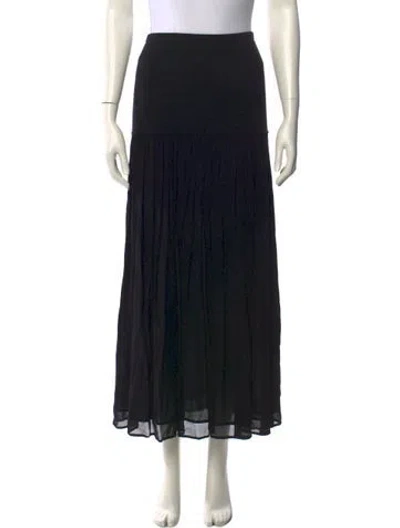 Pre-owned Ulla Johnson Midi Length Skirt In Black