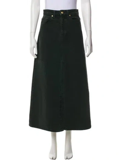 Pre-owned Ulla Johnson Midi Length Skirt In Black