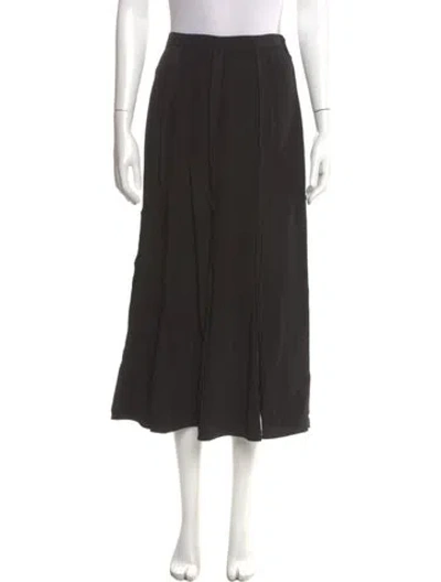 Pre-owned Ulla Johnson Midi Length Skirt In Black