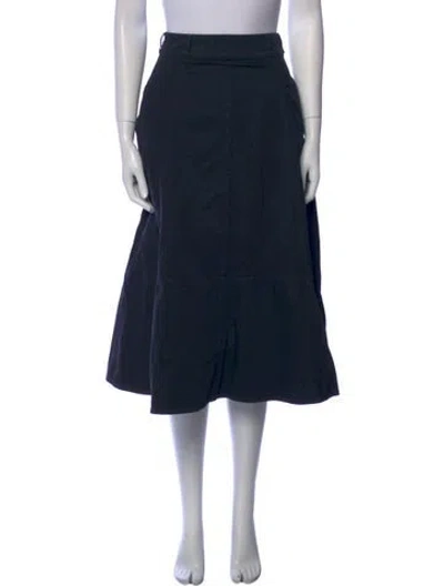 Pre-owned Ulla Johnson Midi Length Skirt In Blue
