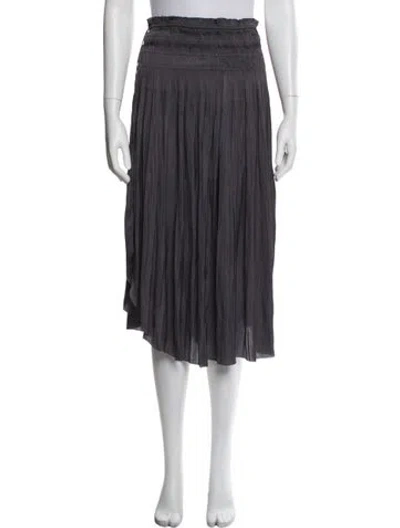 Pre-owned Ulla Johnson Midi Length Skirt In Blue