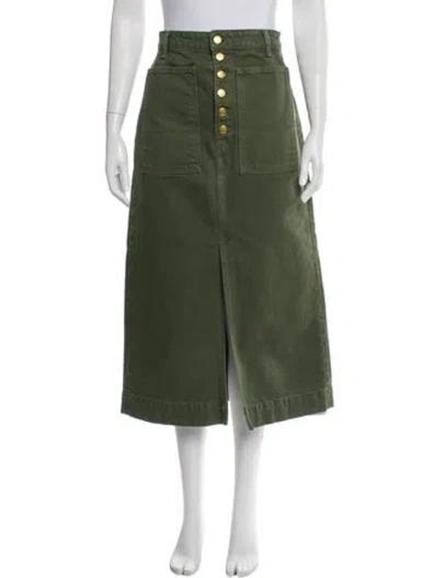 Pre-owned Ulla Johnson Midi Length Skirt In Green