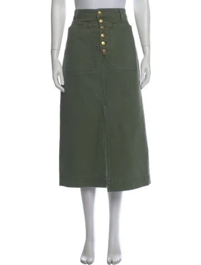Pre-owned Ulla Johnson Midi Length Skirt In Green