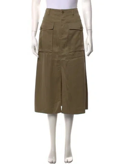 Pre-owned Ulla Johnson Midi Length Skirt In Green