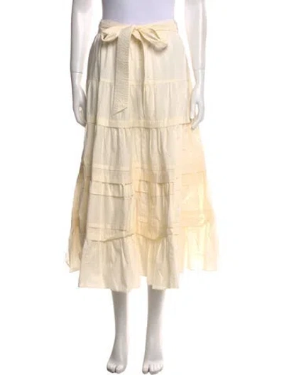 Pre-owned Ulla Johnson Midi Length Skirt In Neutral