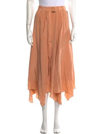 Pre-owned Ulla Johnson Midi Length Skirt In Neutral
