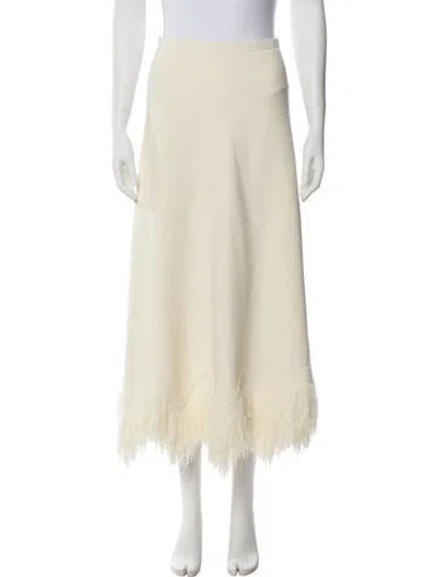 Pre-owned Ulla Johnson Midi Length Skirt In Neutral