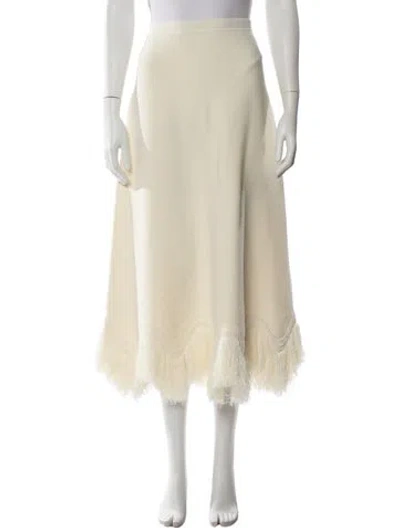 Pre-owned Ulla Johnson Midi Length Skirt In Neutral