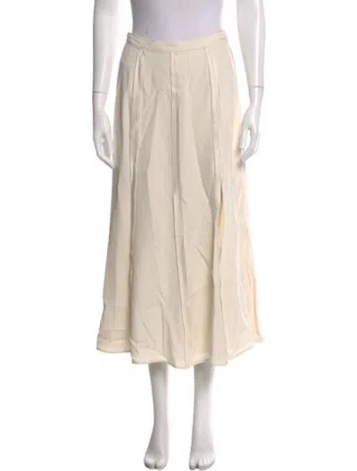 Pre-owned Ulla Johnson Midi Length Skirt In Neutral