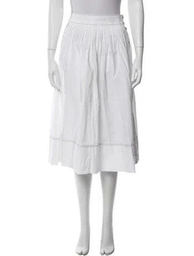 Pre-owned Ulla Johnson Midi Length Skirt In Neutral