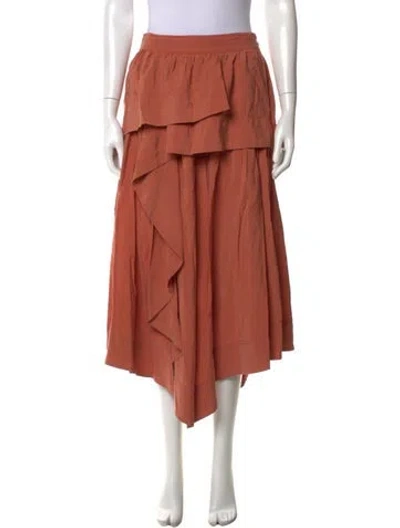 Pre-owned Ulla Johnson Midi Length Skirt In Neutral
