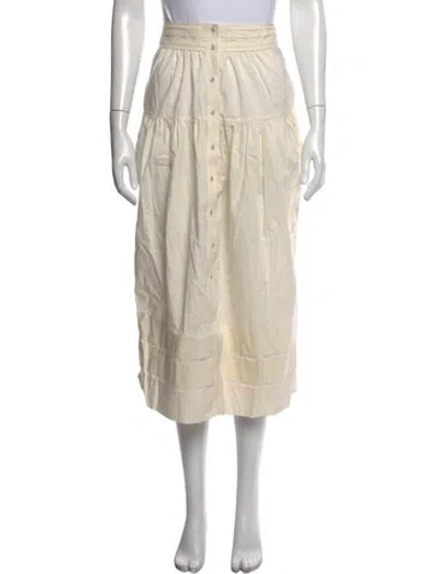 Pre-owned Ulla Johnson Midi Length Skirt In Neutrals