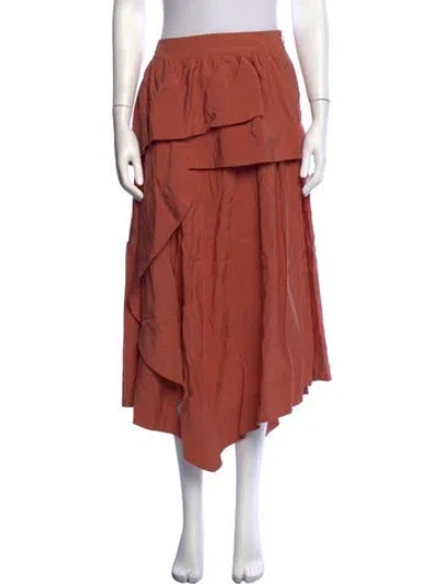 Pre-owned Ulla Johnson Midi Length Skirt In Neutrals