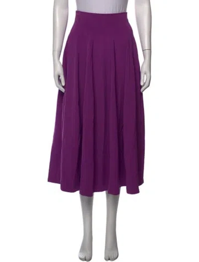 Pre-owned Ulla Johnson Midi Length Skirt In Purple