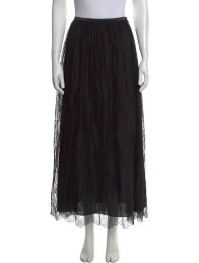 Pre-owned Ulla Johnson Midi Length Skirt W/ Tags In Black