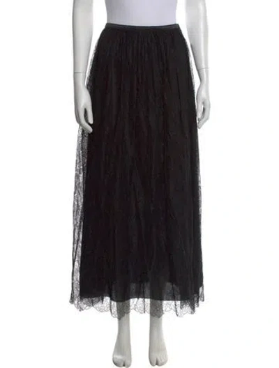 Pre-owned Ulla Johnson Midi Length Skirt W/ Tags In Black