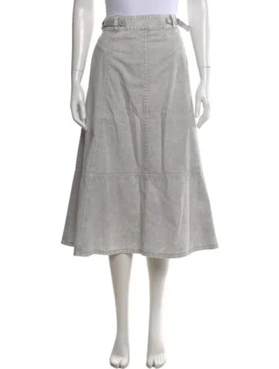 Pre-owned Ulla Johnson Midi Length Skirt W/ Tags In Gray