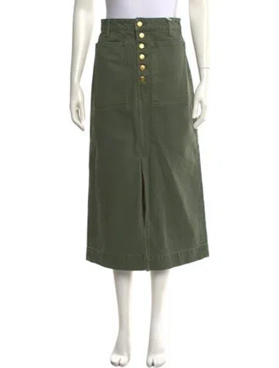 Pre-owned Ulla Johnson Midi Length Skirt W/ Tags In Green