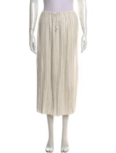 Pre-owned Ulla Johnson Midi Length Skirt In Yellow