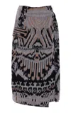 Ulla Johnson Mila Cotton-silk Pencil Skirt In Multi