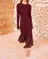 Ulla Johnson Mila Shimmer Ribbed Maxi Sweater Dress In Multi