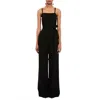 Ulla Johnson Mila Sleeveless Jumpsuit In Noir In Black