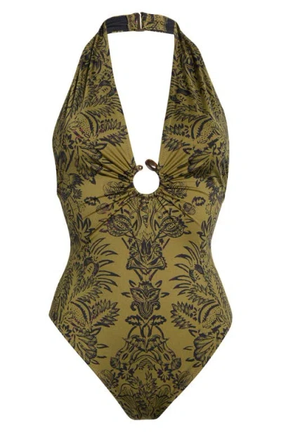 Ulla Johnson Milos One-piece Swimsuit In Multi