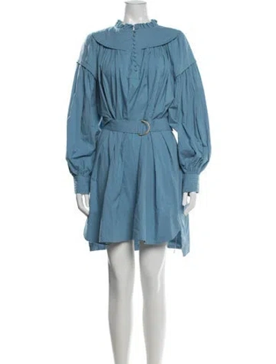 Pre-owned Ulla Johnson Mini Dress In Blue