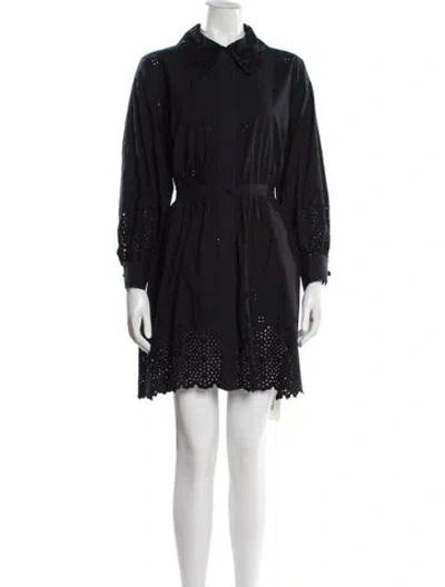 Pre-owned Ulla Johnson Mini Dress In Gray