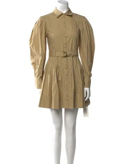 Pre-owned Ulla Johnson Mini Dress In Neutral